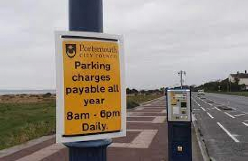Parking sign